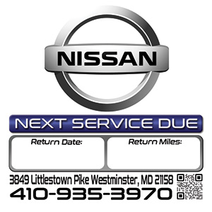 Nissan Oil Change Printer
