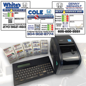 Honda Oil Change Print kit