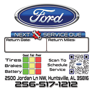 Ford Oil Change Printer Kit